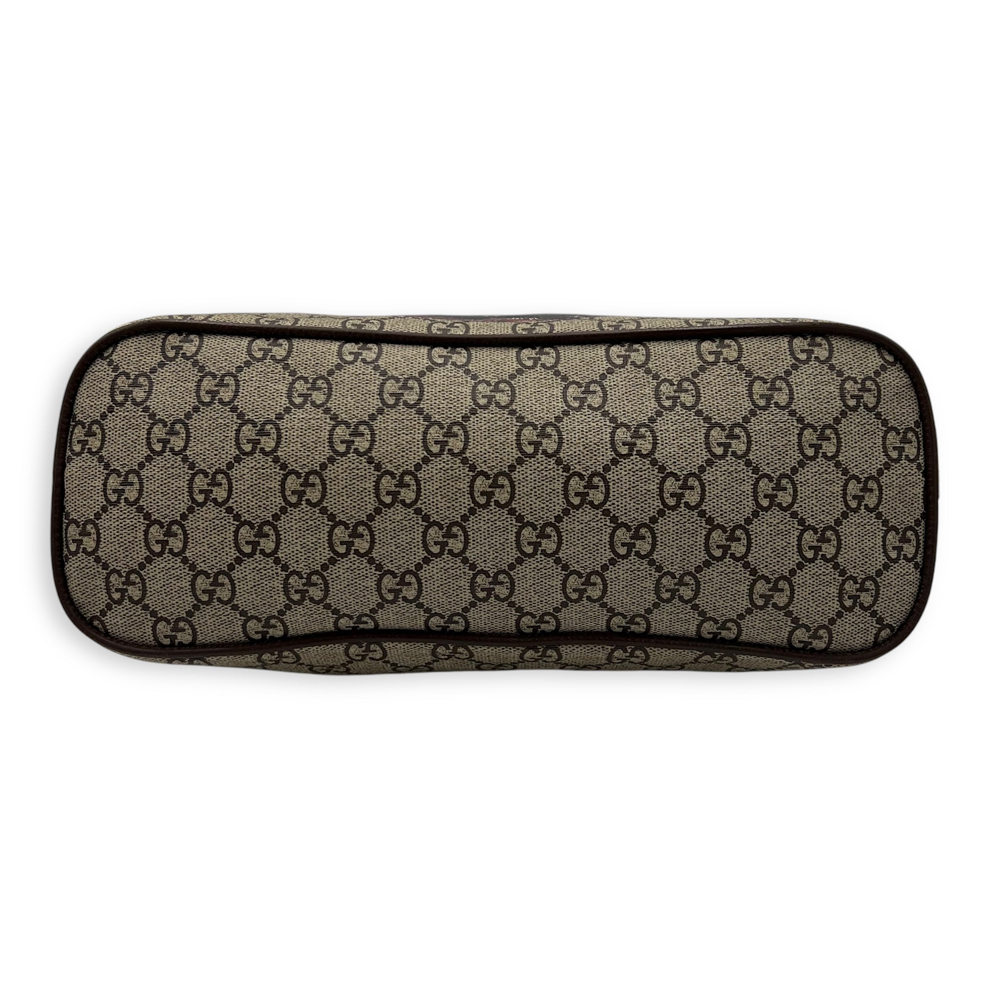 GG Supreme Mystic Cat Grey Duffle Bag in Coated Canvas, Gold hardware - Image 6