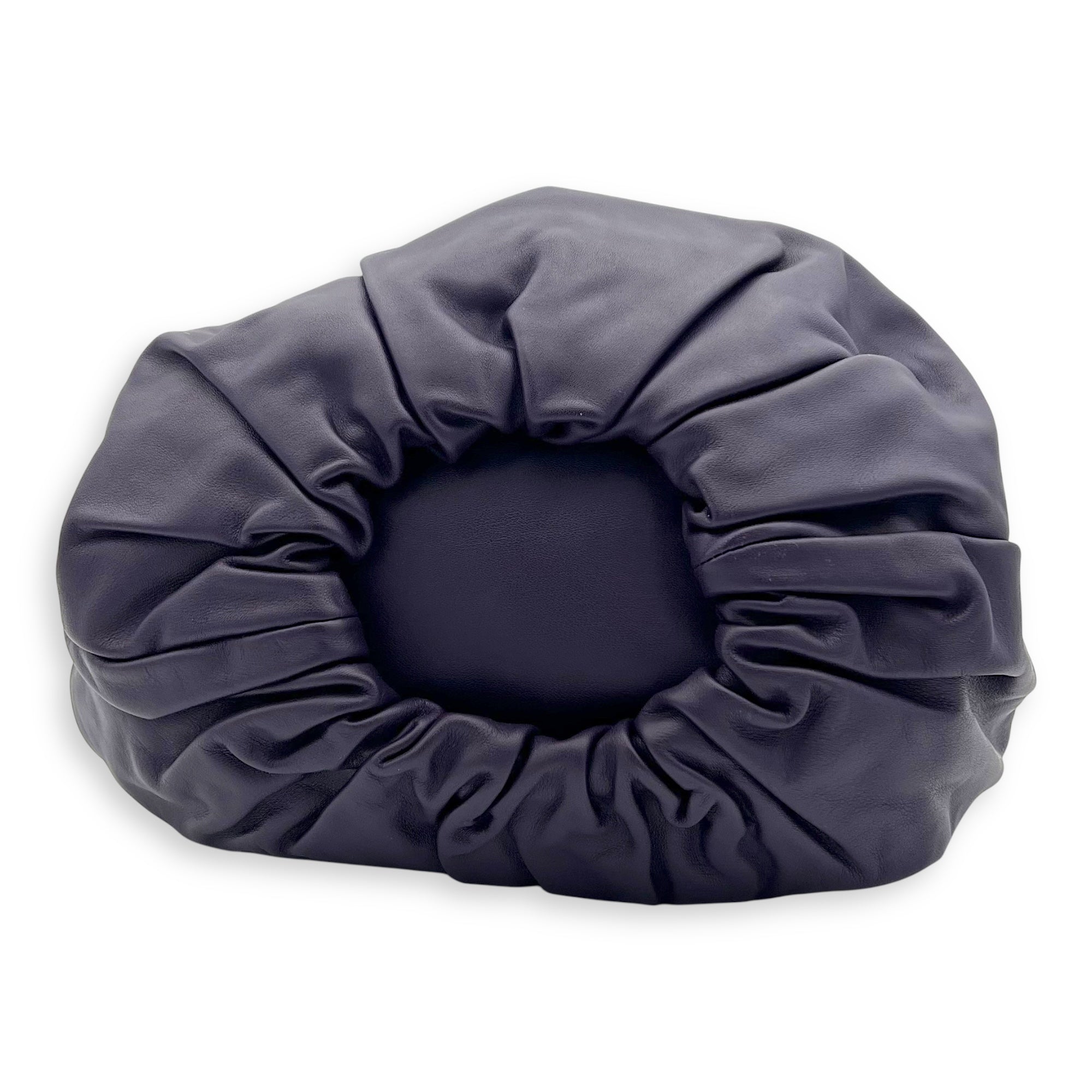 Bounce Top Handle Bag Purple in Calfskin, Silver hardware - Image 6