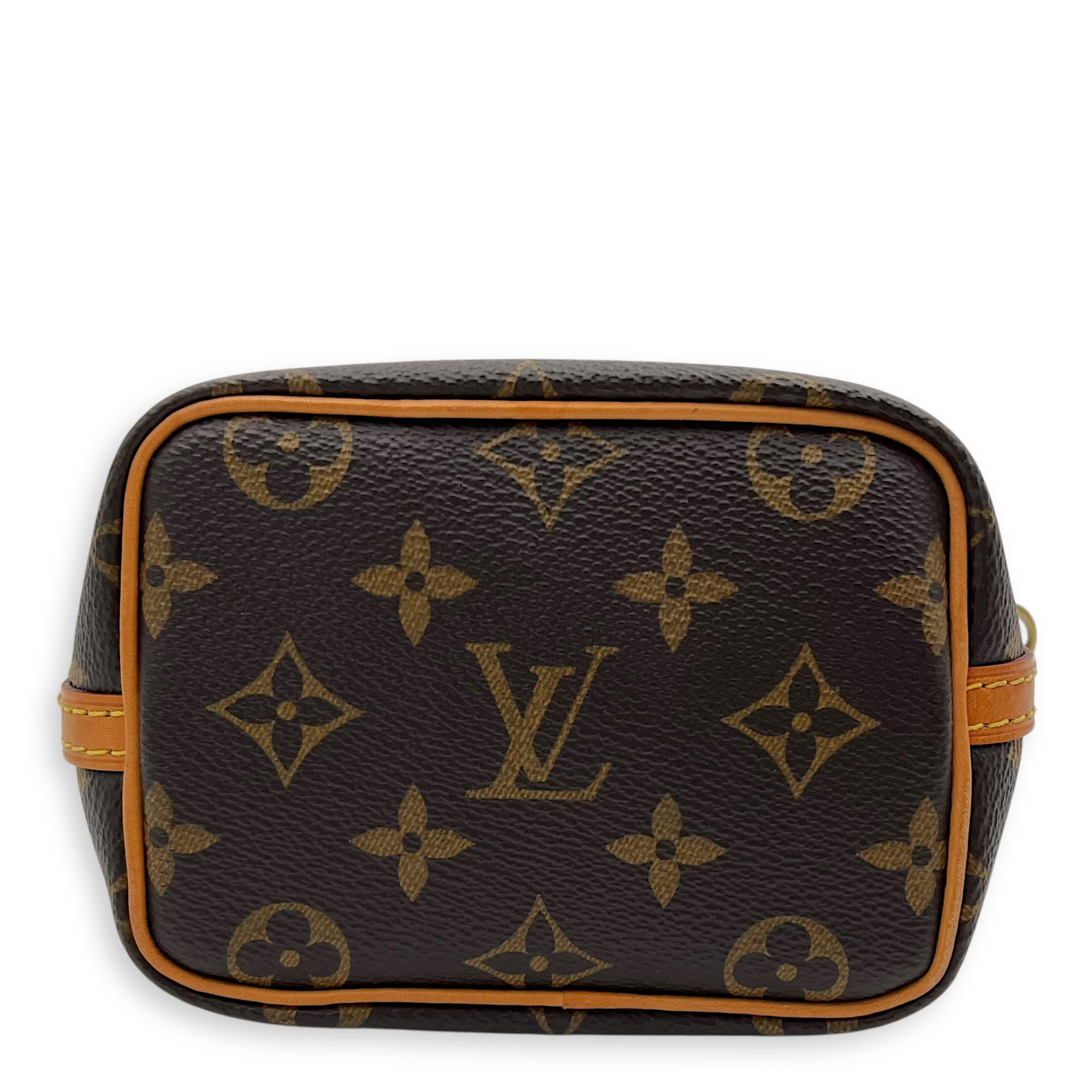 Noe Bucket Bag Brown in Monogram Coated Canvas, Gold hardware - Image 6