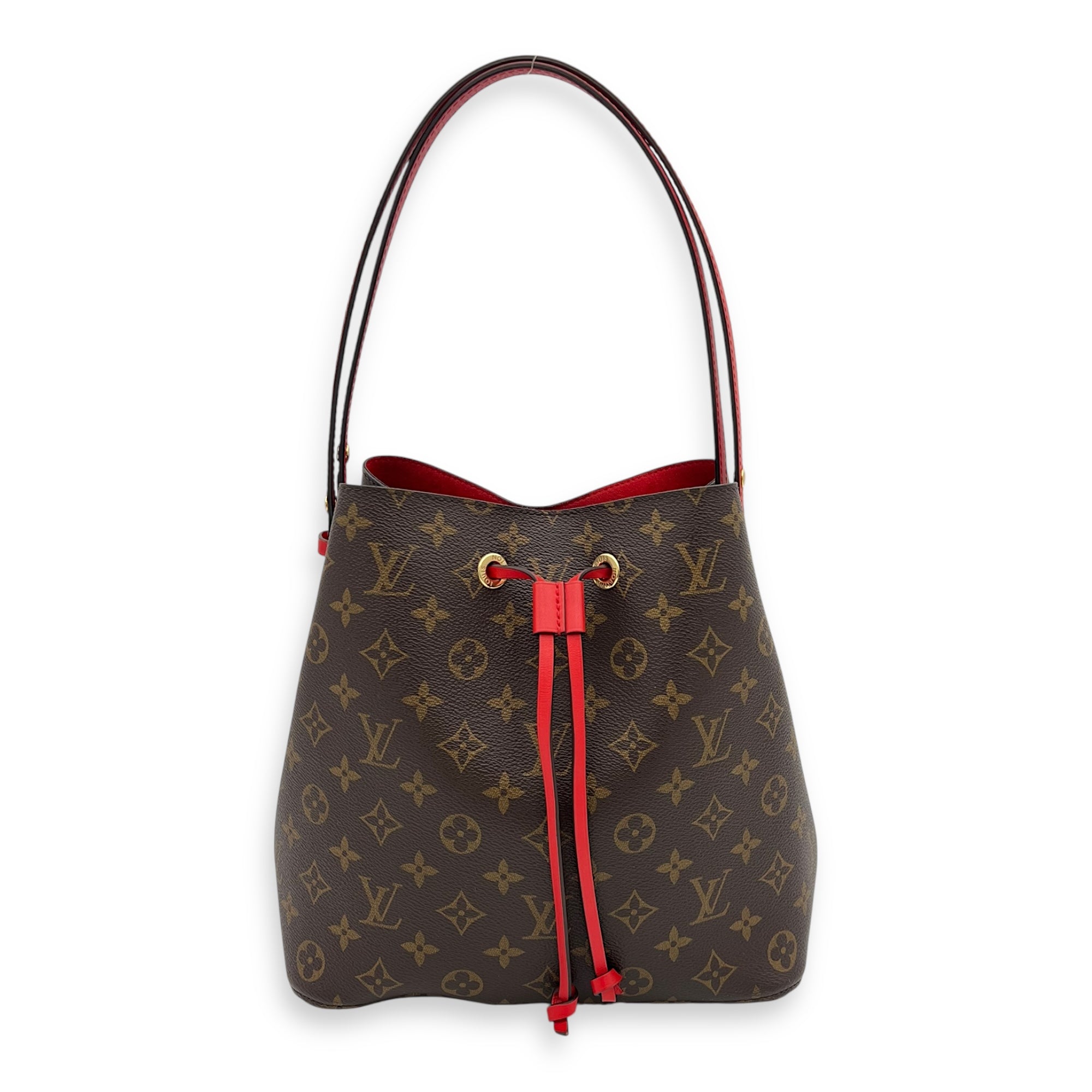 NeoNoe Crossbody Bag Brown in Monogram Coated Canvas, Gold hardware - Image 12