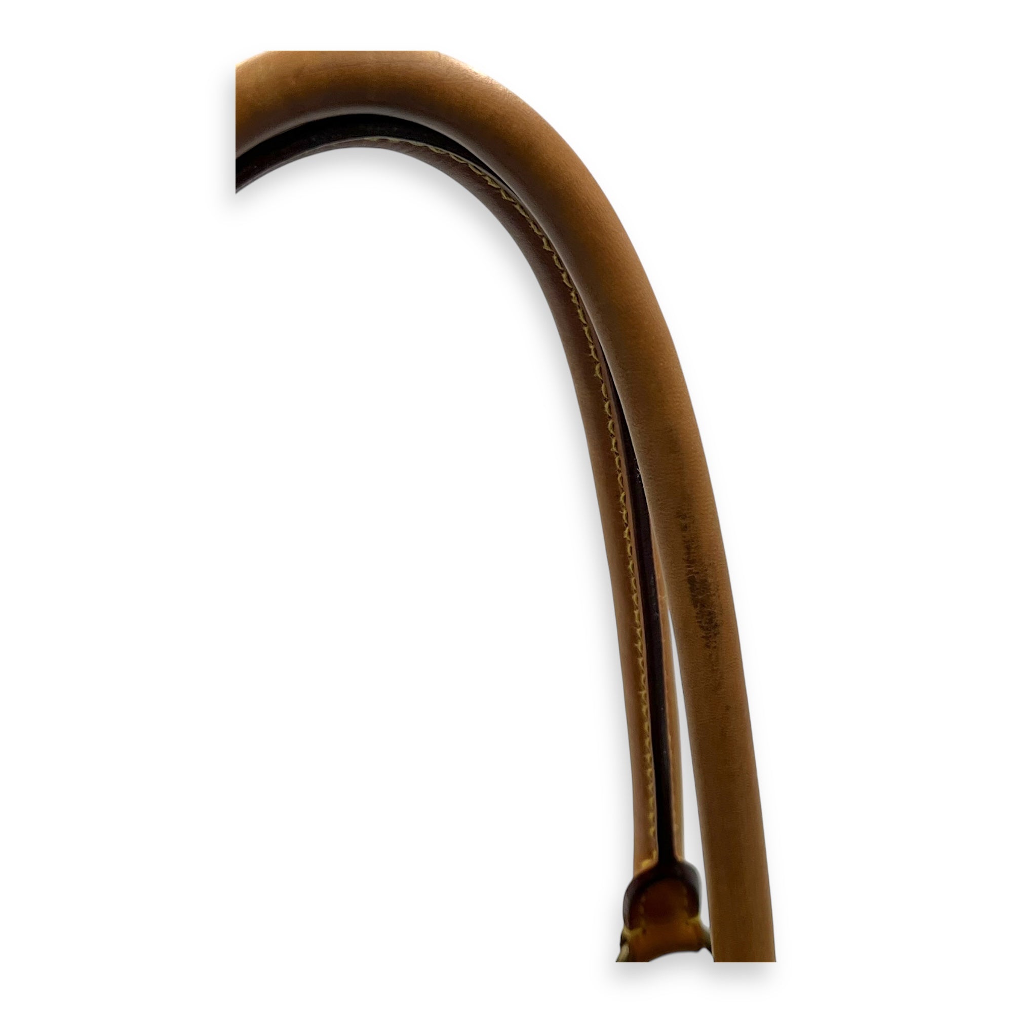 Lockit Brown Top Handle Bag in Monogram Coated Canvas, Gold hardware - Image 9