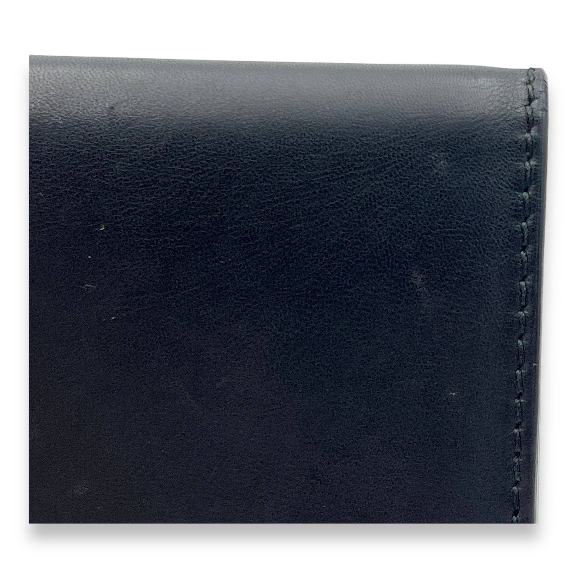 J'adior Black Wallet On Chain in Lambskin, Gold hardware - Image 10