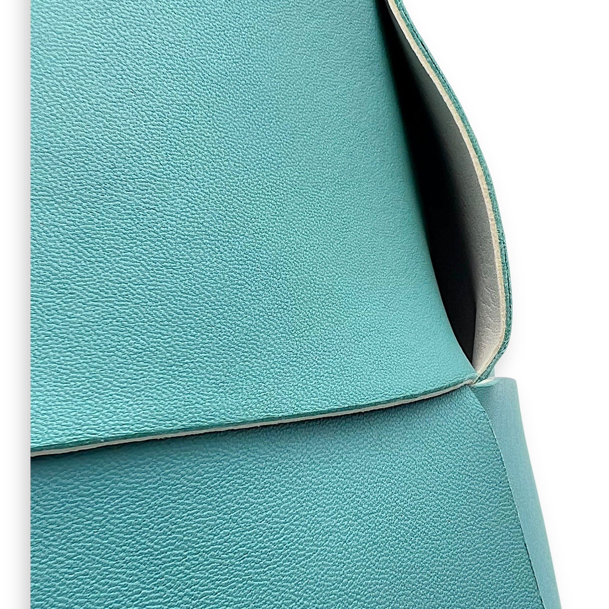 Arco Tote Bag Blue in Lambskin - Image 11