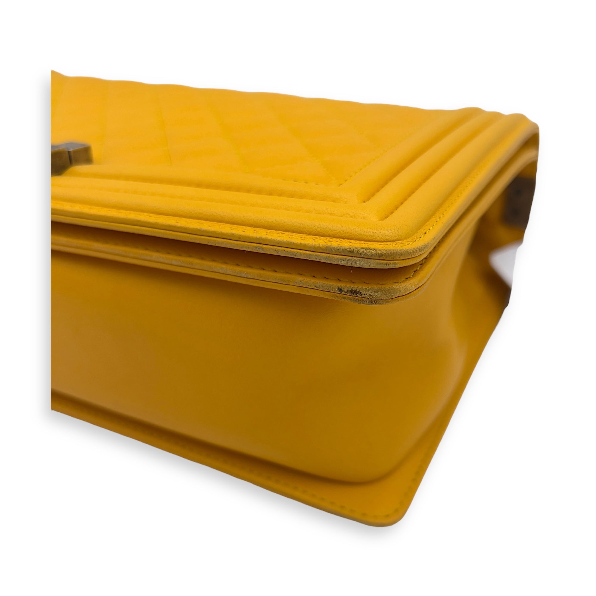 Boy Large Shoulder bag in Lambskin, Ruthenium Hardware - Image 12