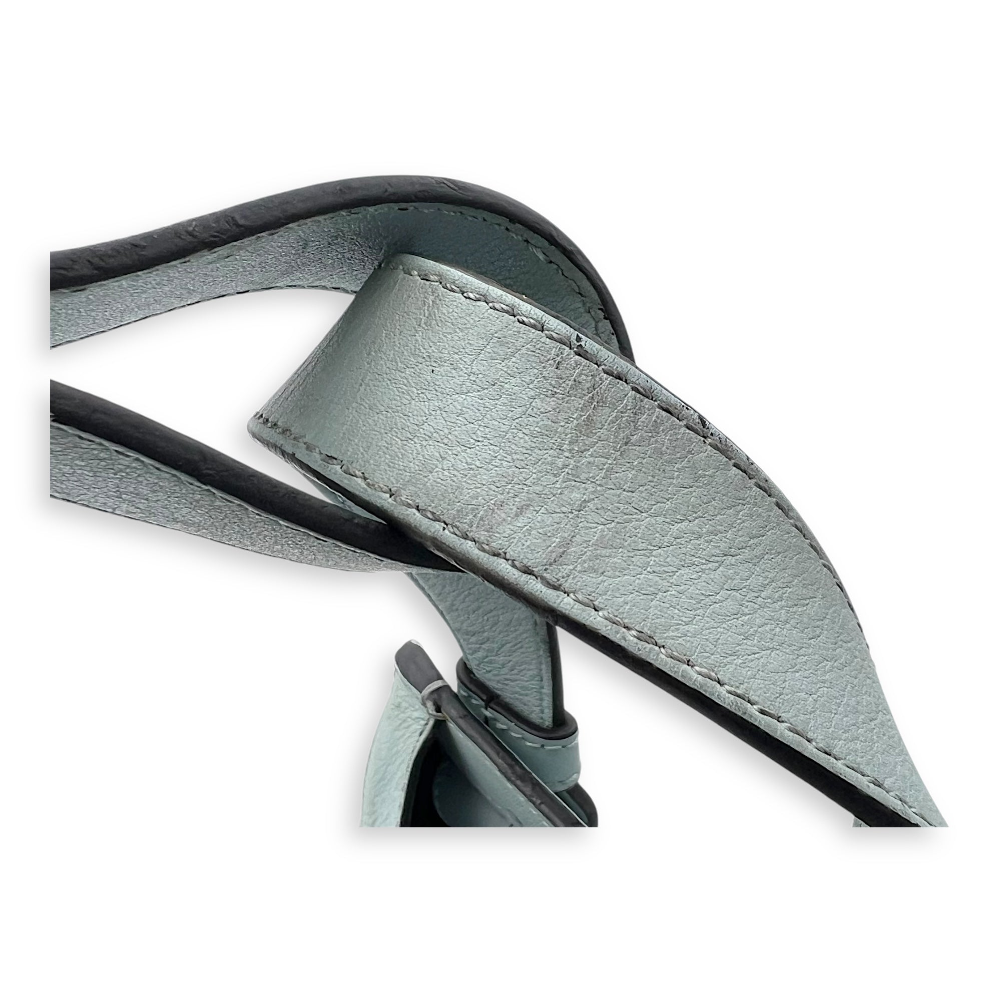 Hammock Medium Blue Top Handle Bag in Calfskin, Silver hardware - Image 14