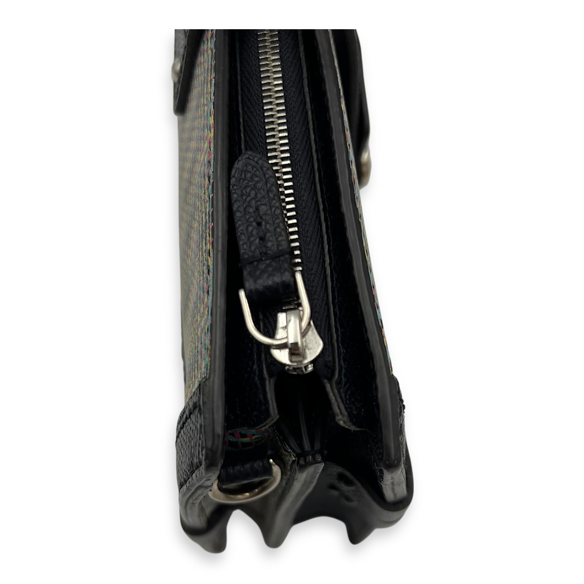 Trunk Clutch Crossbody Bag in Monogram Calfskin, Silver hardware - Image 12