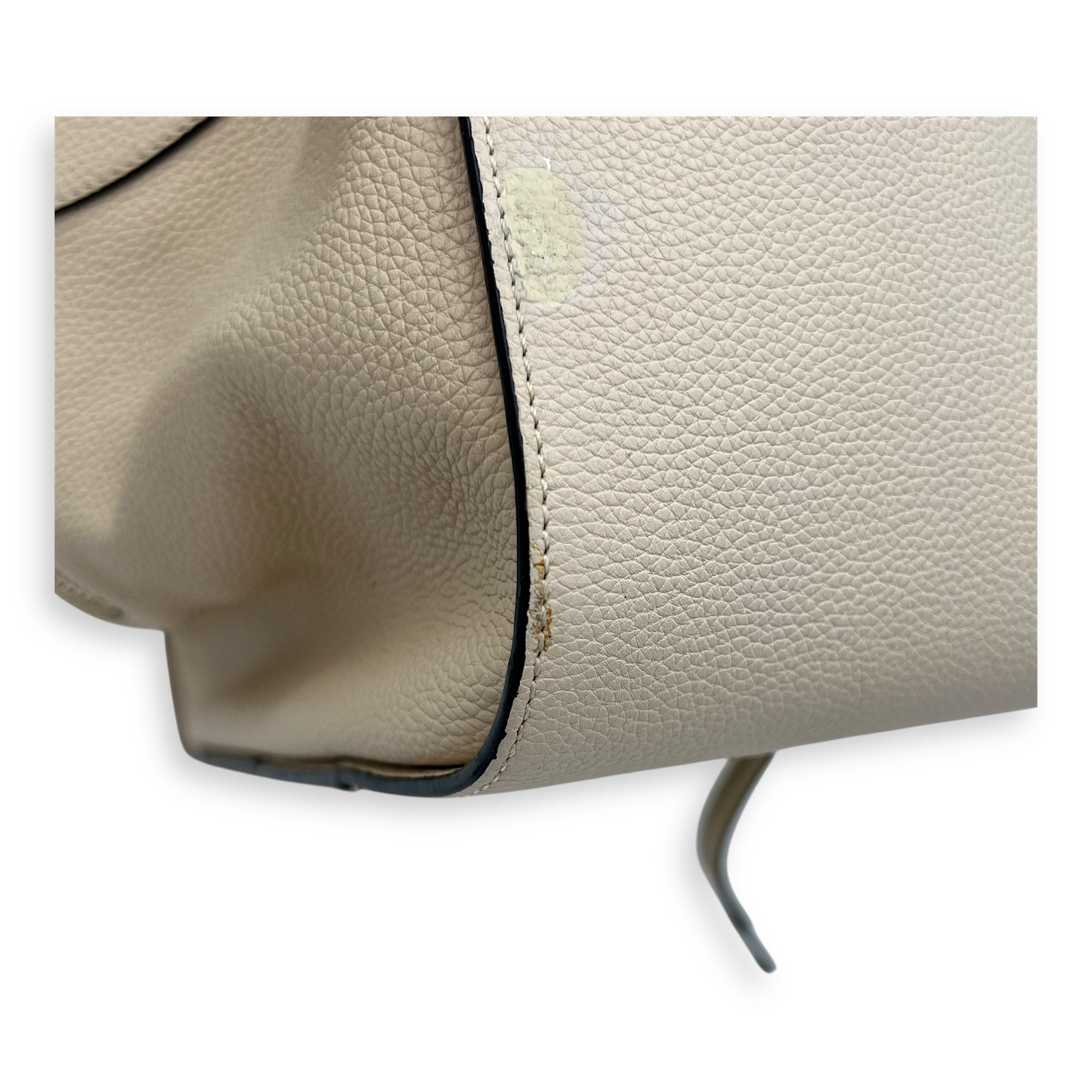 Hammock Small Beige Shoulder Bag in Calfskin, Gold hardware - Image 15