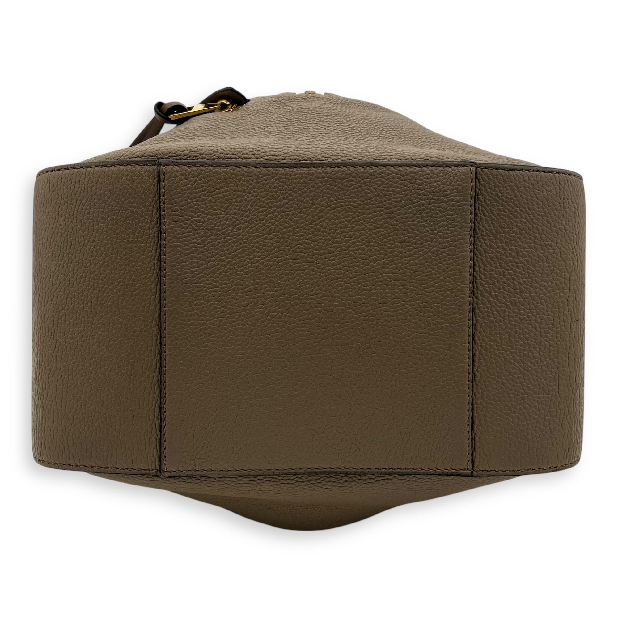 Hammock Small Beige Top Handle Bag in Calfskin, Gold hardware - Image 6