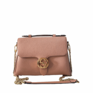 Gucci Rose Dollar Interlocking G Top Handle Bag