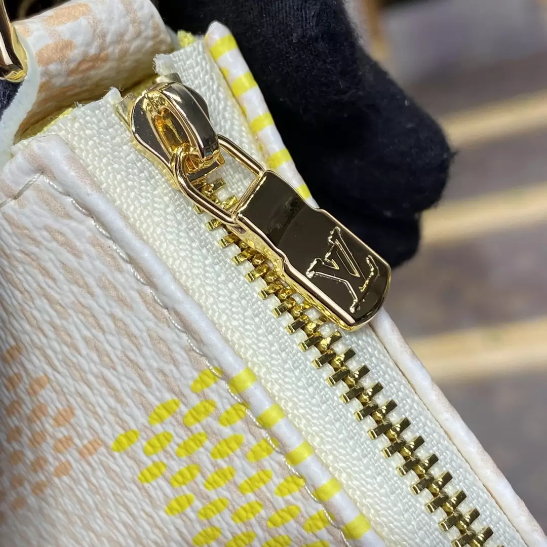 Pochette Accessoires Peach Pink Damier Canvas - Repbags.ru - Image 7