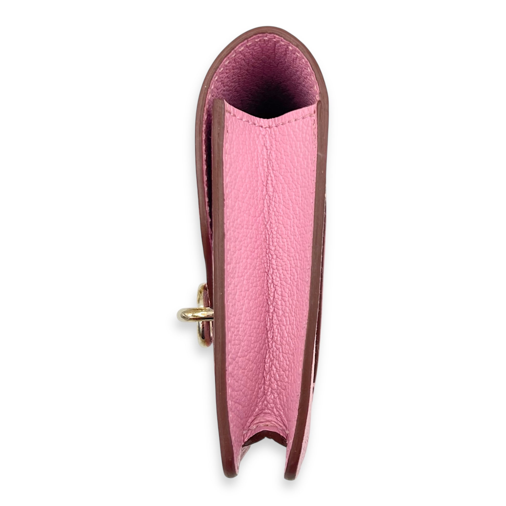 Roulis Slim Pink in Chevre Leather, Palladium hardware - Image 5