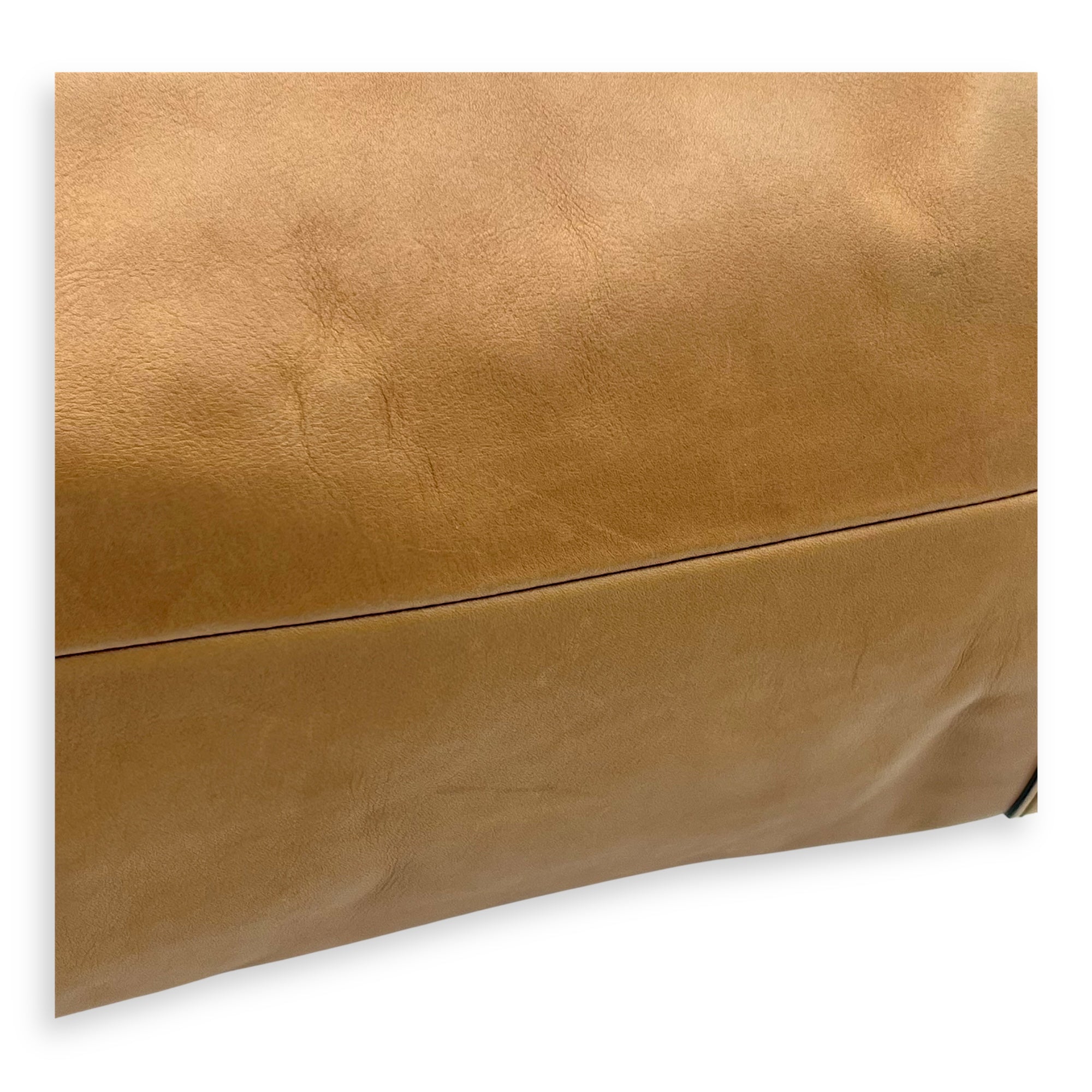 GG Tote Bag Brown in Calfskin, Gold hardware - Image 12