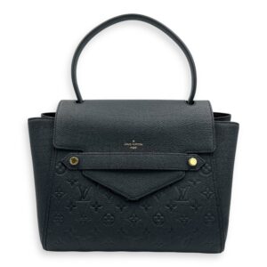 Trocadero Shoulder Bag Black in Empreinte Leather, Gold hardware