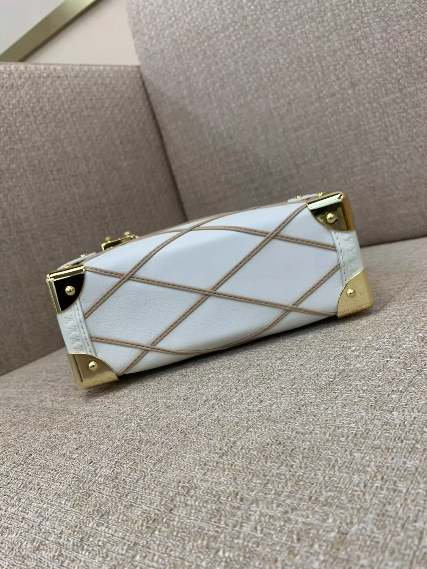 Side Trunk MM Malletage Chestnut Brown Leather - Repbags.ru - Image 5