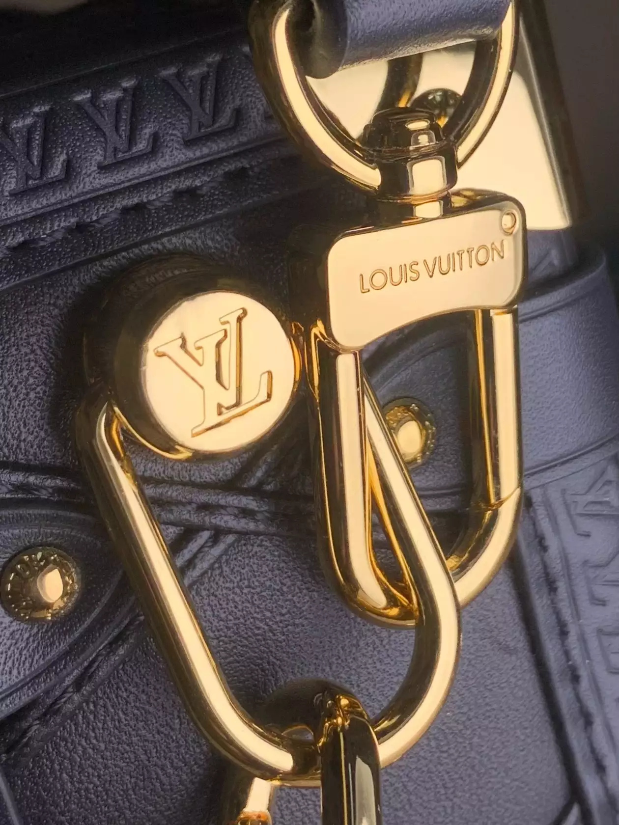 Side Trunk PM Malletage Black Leather - Repbags.ru - Image 7