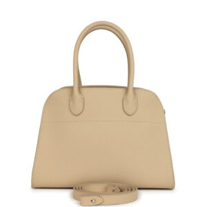 The Row Soft Margaux 10 Bag Boulder Calfskin Silver Hardware