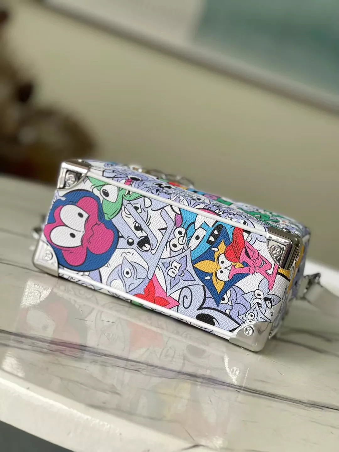 Mini Soft Trunk Monogram Comic Canvas Bag - ReplicaBags.is - Image 3