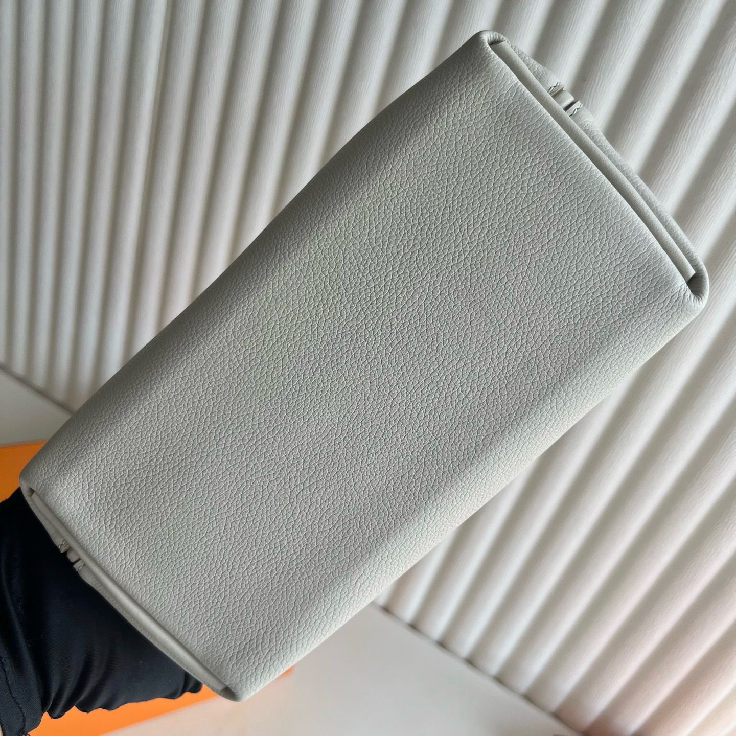 Hermes 24/24 Mini 21 Handmade Bag in Beton Evercolor Leather - Image 9