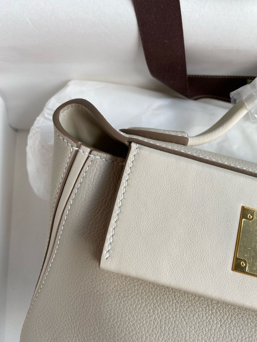 Hermes 24/24 Mini 21 Handmade Bag in Craie Evercolor Leather - Image 5