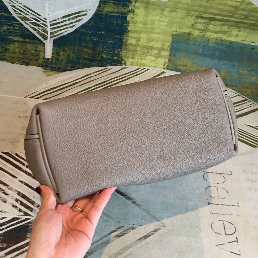 Hermes 24/24 29 Bag In Gris Asphalt Clemence Calfskin - Image 9