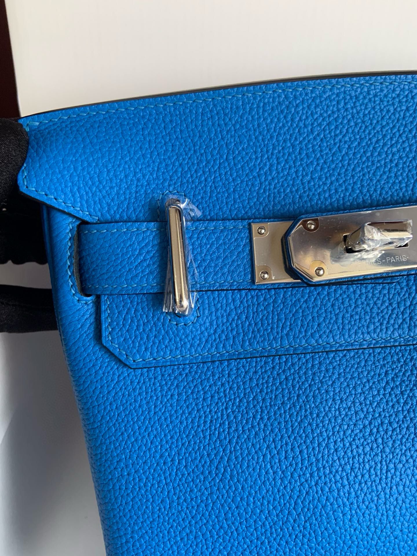 Hermes Hac a Dos PM Backpack in Blue Hydra Clemence Leather - Image 7