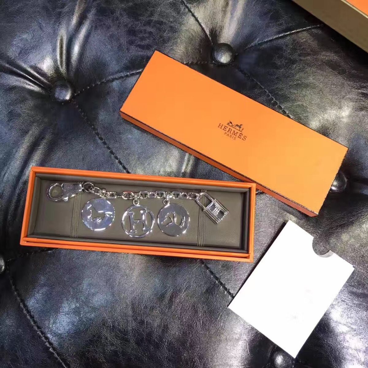 Hermes Silver Breloque Bag Charm - Image 4