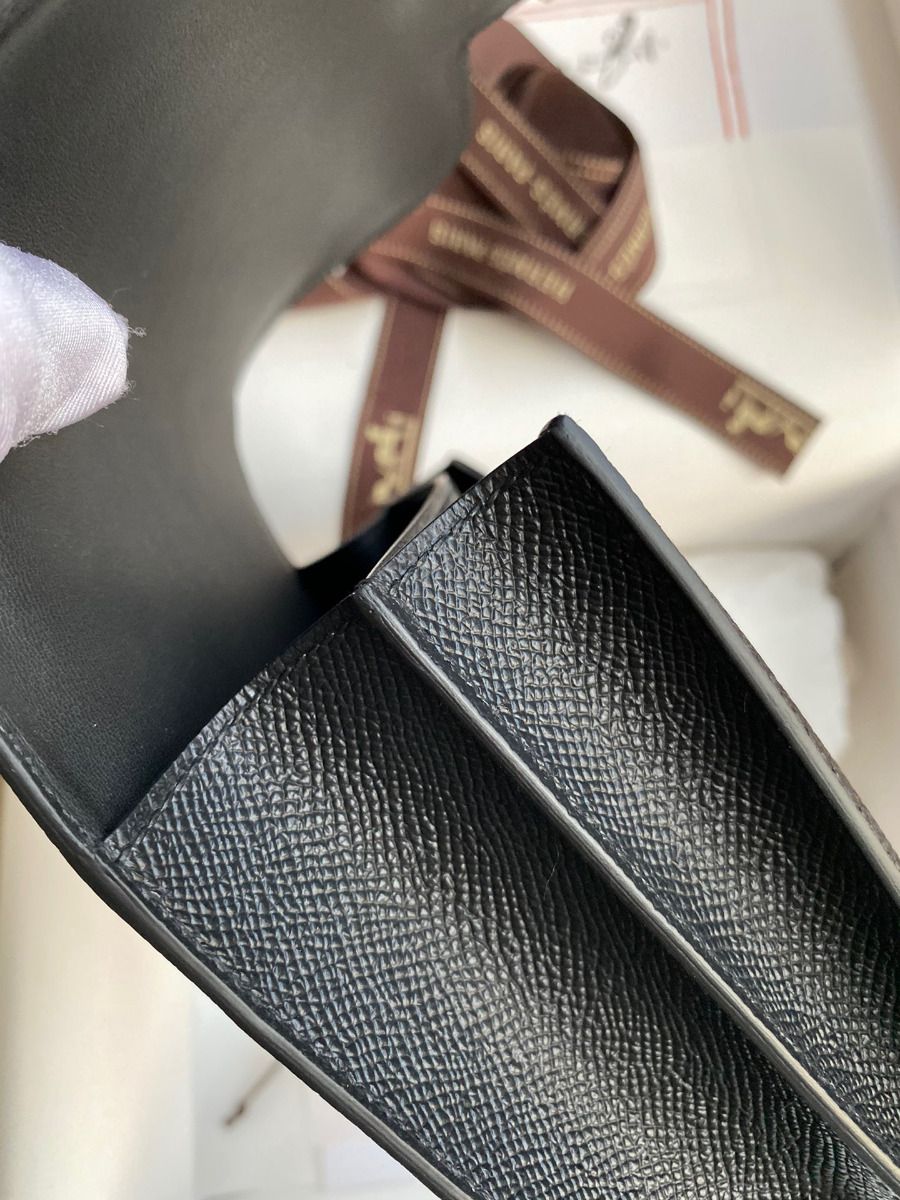 Hermes Constance 18 Handmade Bag In Black Epsom Calfskin - Image 8