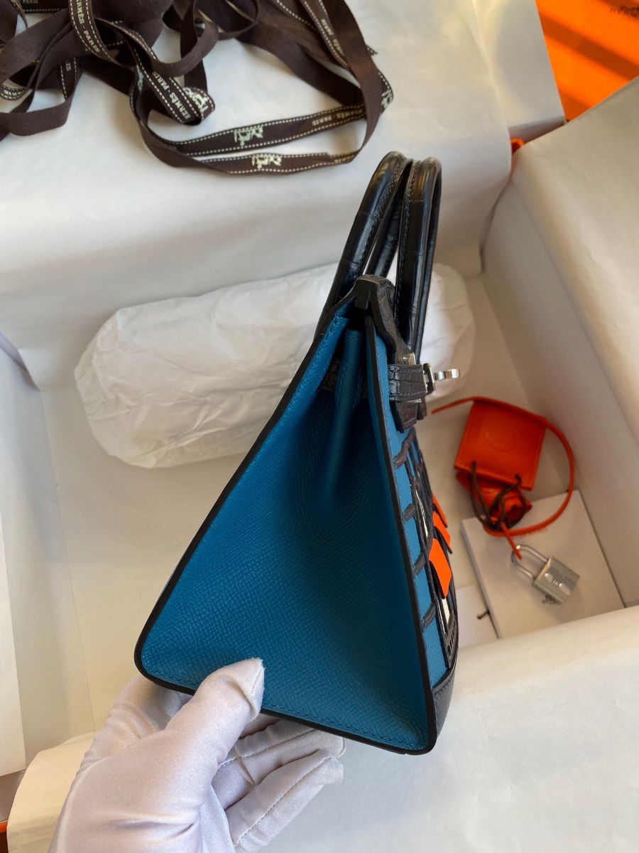 Hermes Night Sac Faubourg Birkin 20 Sellier Limited Edition Bag - Image 4