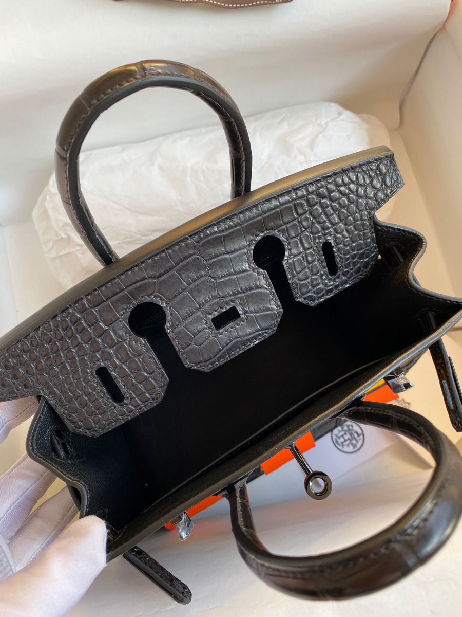 Hermes So Black Midnight Faubourg Birkin 20 Sellier Limited Edition Bag - Image 9