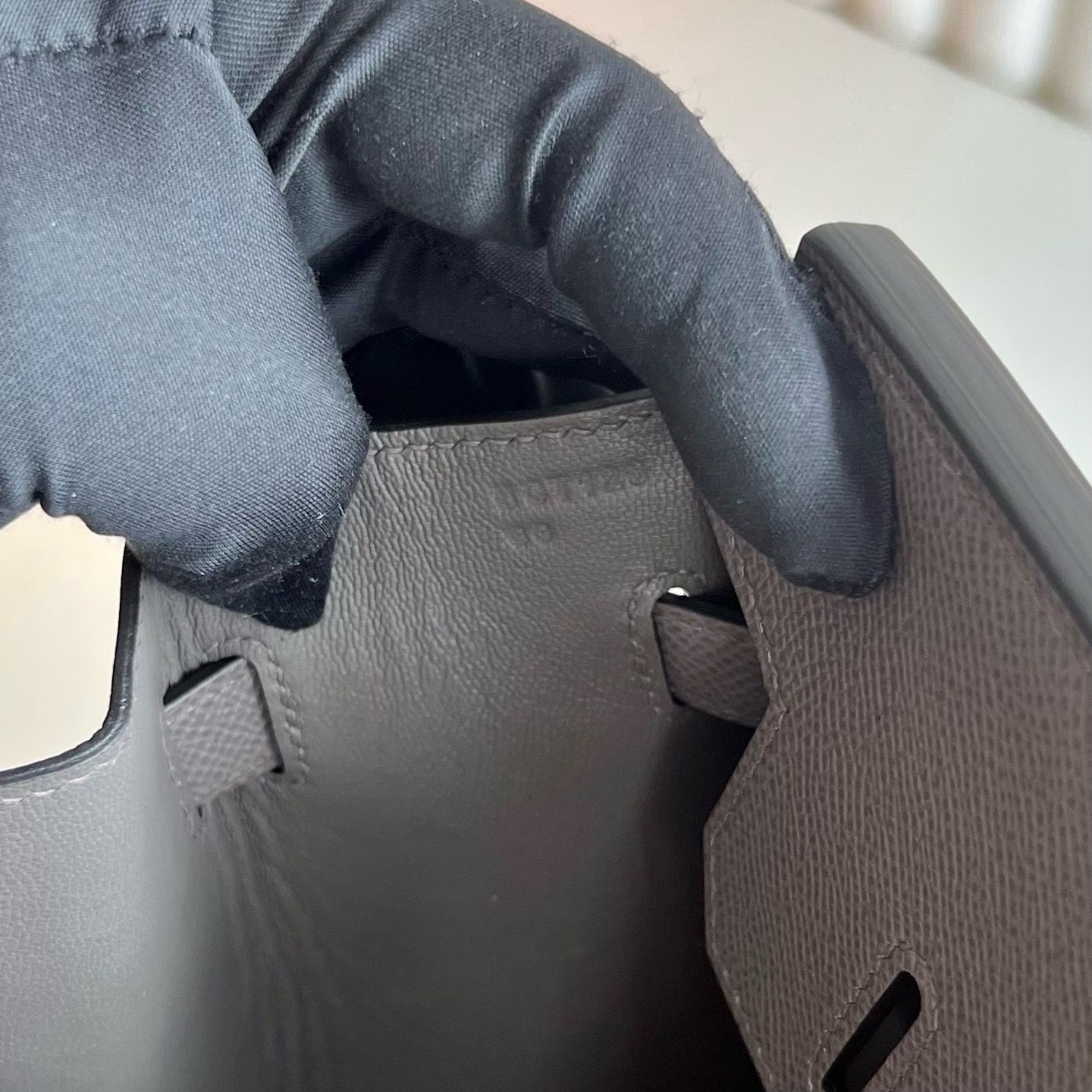 Hermes Birkin 30 Sellier Handmade Bag in Etain Epsom Calfskin - Image 10