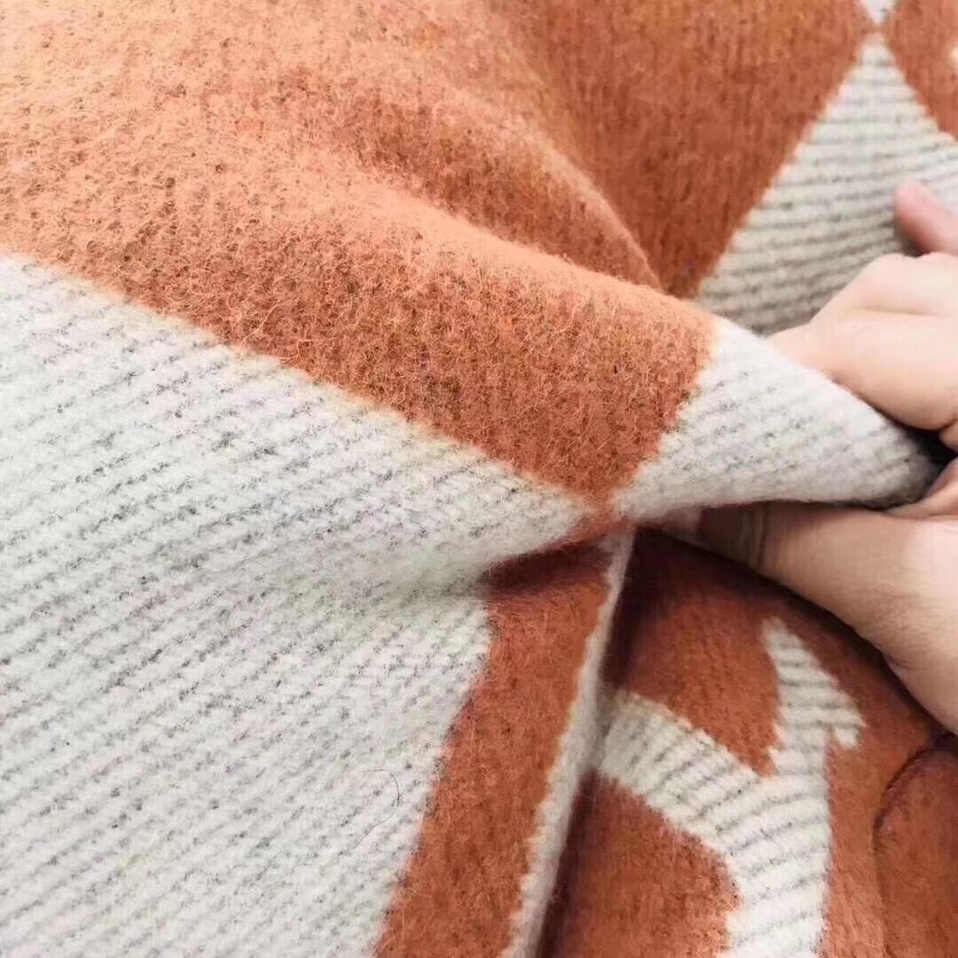 Hermes Orange Small Avalon Pillow - Image 8