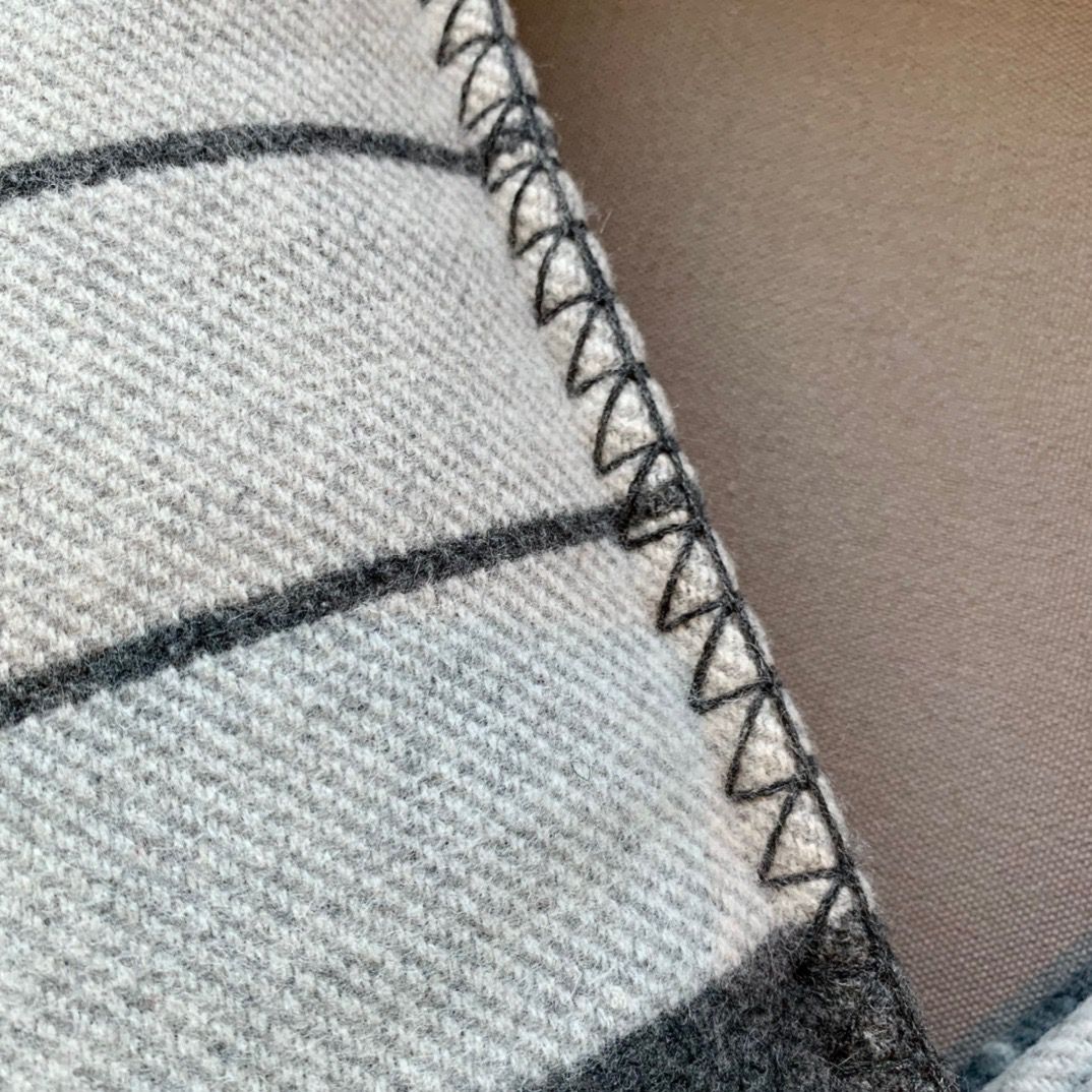 Hermes Grey Small Avalon III Pillow Cover - Image 7