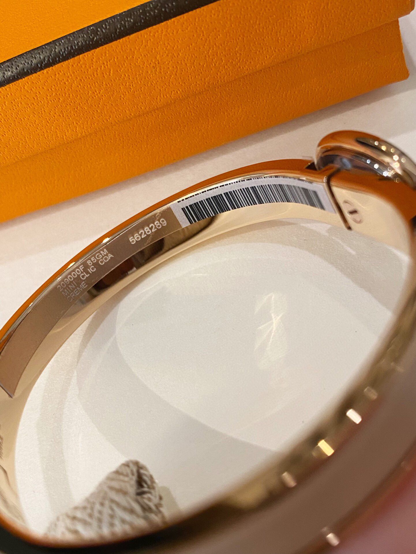 Hermes Pink Mini Clic Chaine d'Ancre Bracelet - Image 6