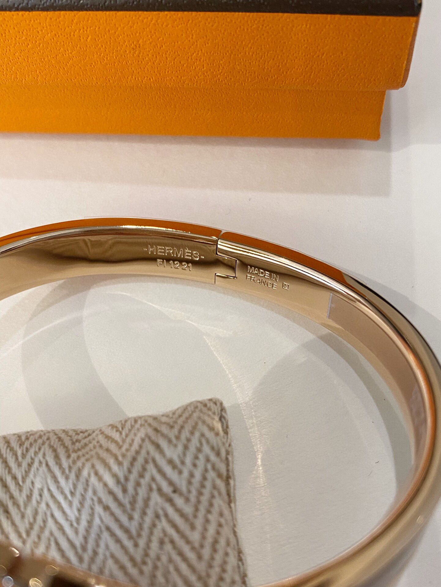 Hermes Sand Mini Clic Chaine d'Ancre Bracelet - Image 6