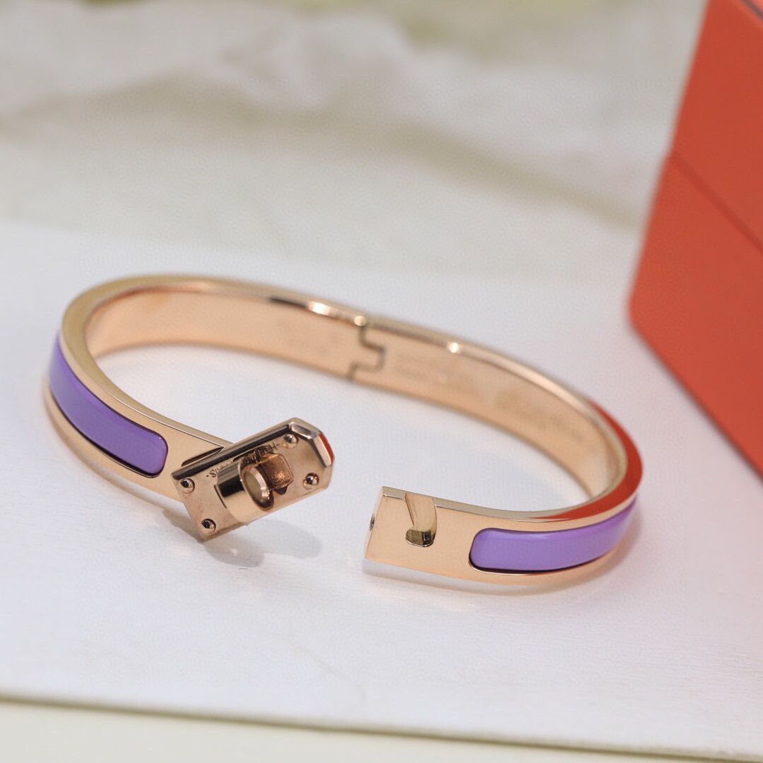 Hermes Lilas Mini Clic Kelly Bracelet - Image 4