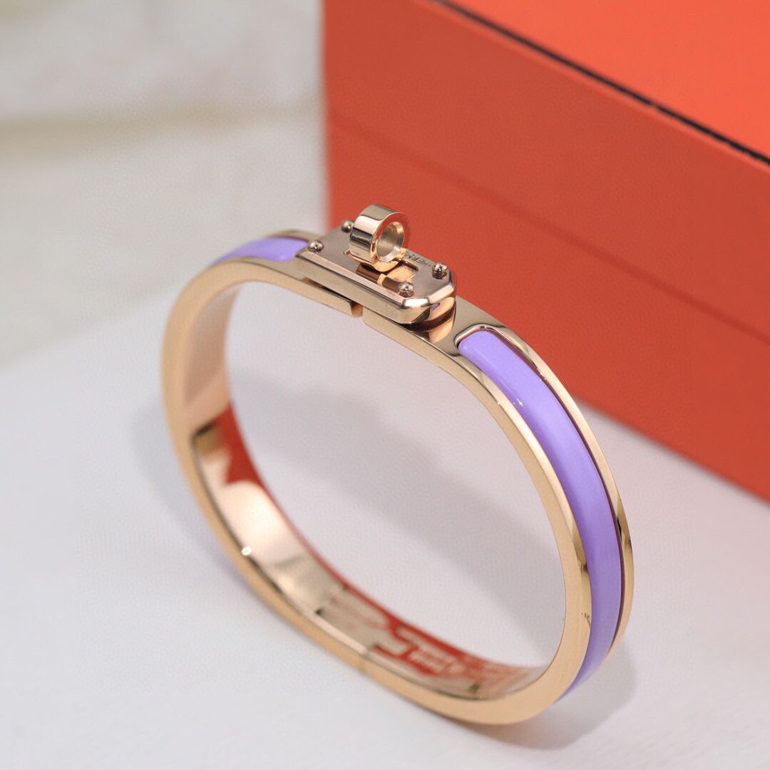 Hermes Lilas Mini Clic Kelly Bracelet - Image 5