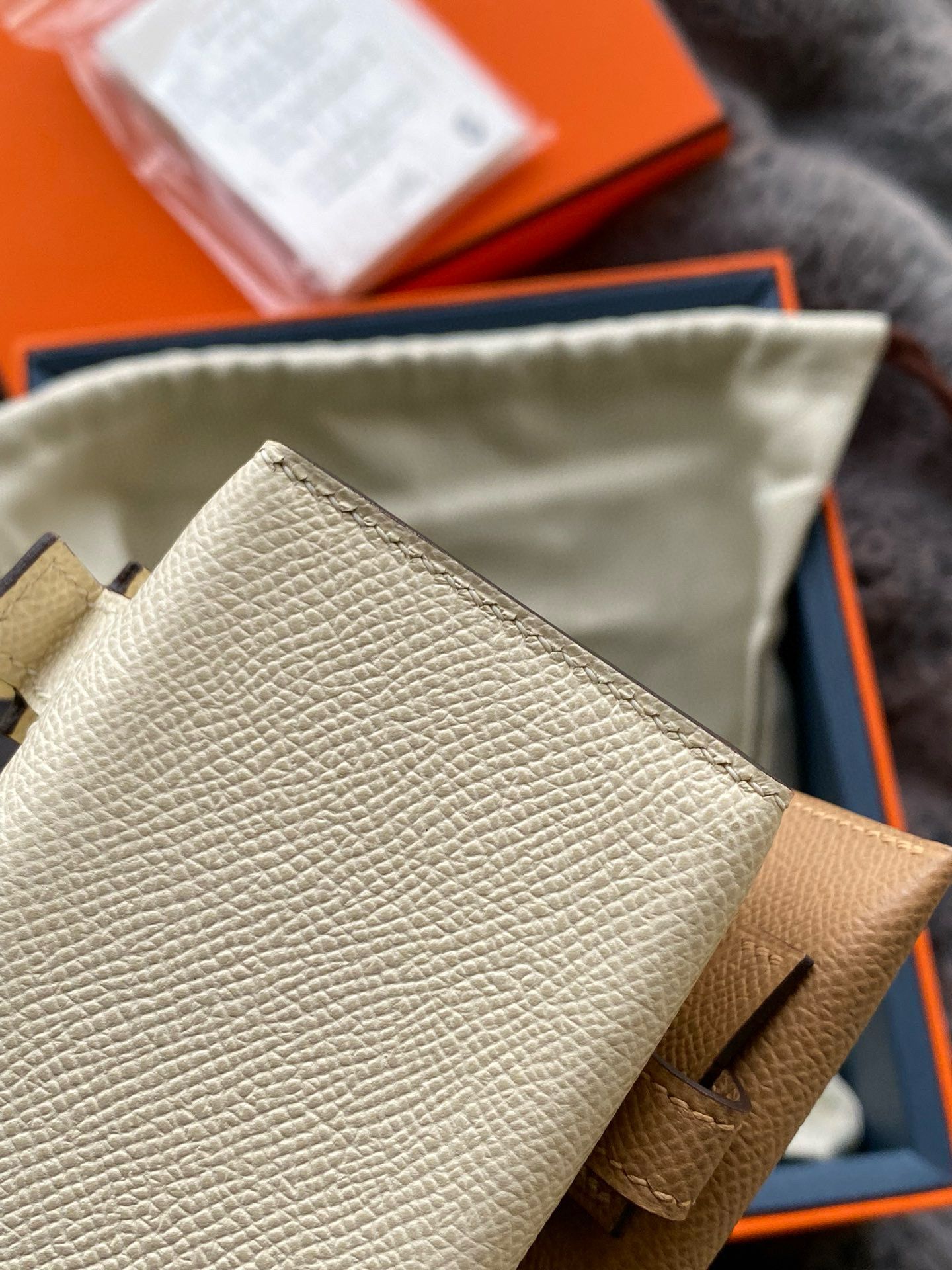 Hermes Kelly Doll Picto Bag in Nata Epsom Calfskin - Image 8