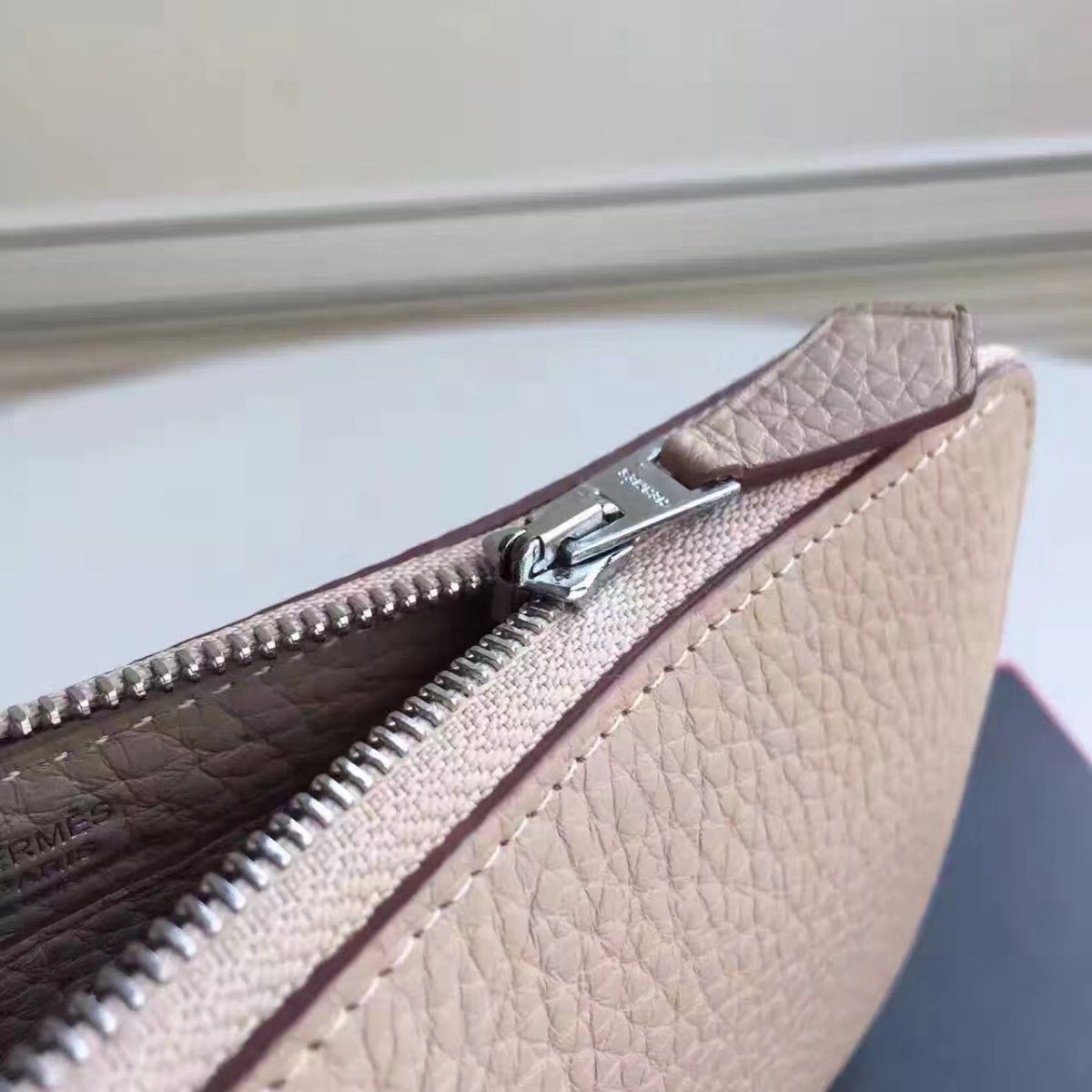 Hermes Grey Clemence Azap Zipped Wallet - Image 5