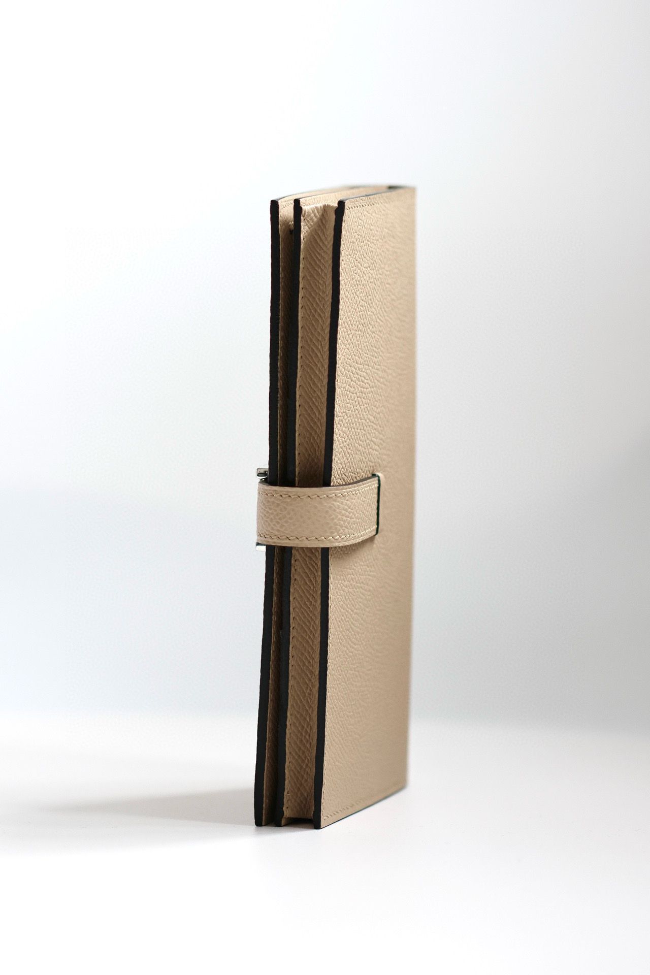 Hermes Bearn Long Handmade Wallet in Trench Epsom Calfskin - Image 9