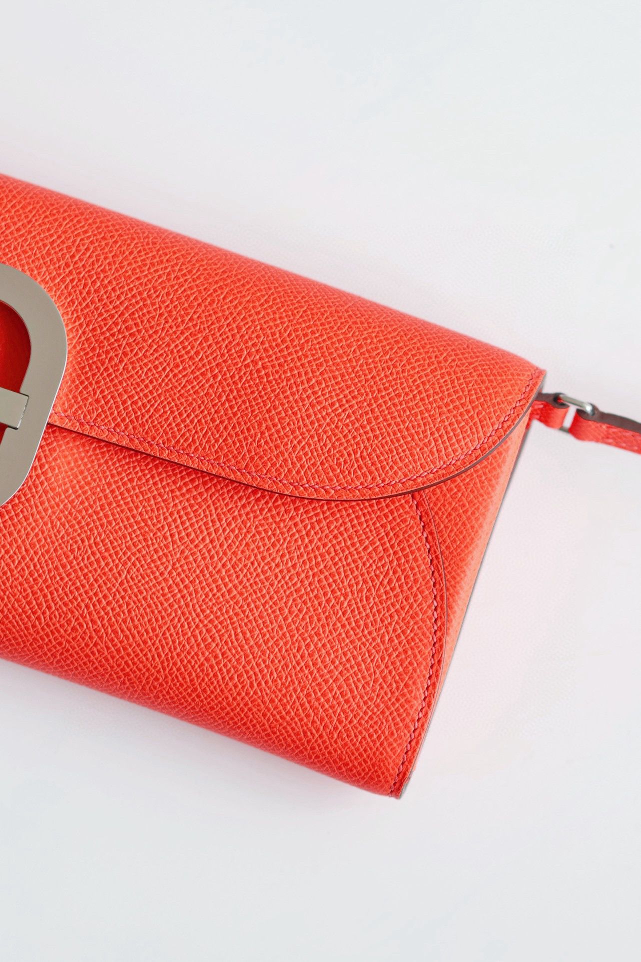 Hermes Maillon To Go Wallet in Rose Jaipur Epsom Calfskin - Image 4