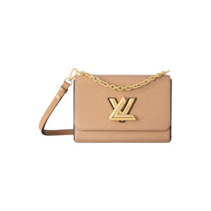 Twist Convertible Epi Leather MM Camel Light