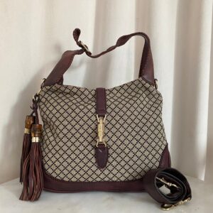 Gucci Brown Diamante Jackie Bag