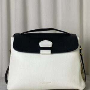 Burberry Bicolor Camberley House Check Top Handle Bag