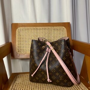 Louis Vuitton Monogram Rose Neonoe MM Bucket Bag