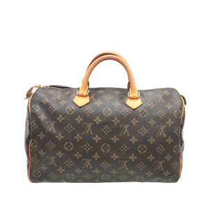 Louis Vuitton Brown Monogram Speedy 35 Bag