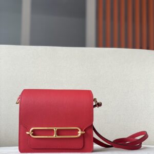 Roulis Mini Evercolor Rouge de Coeur (S3) Gold Hardware